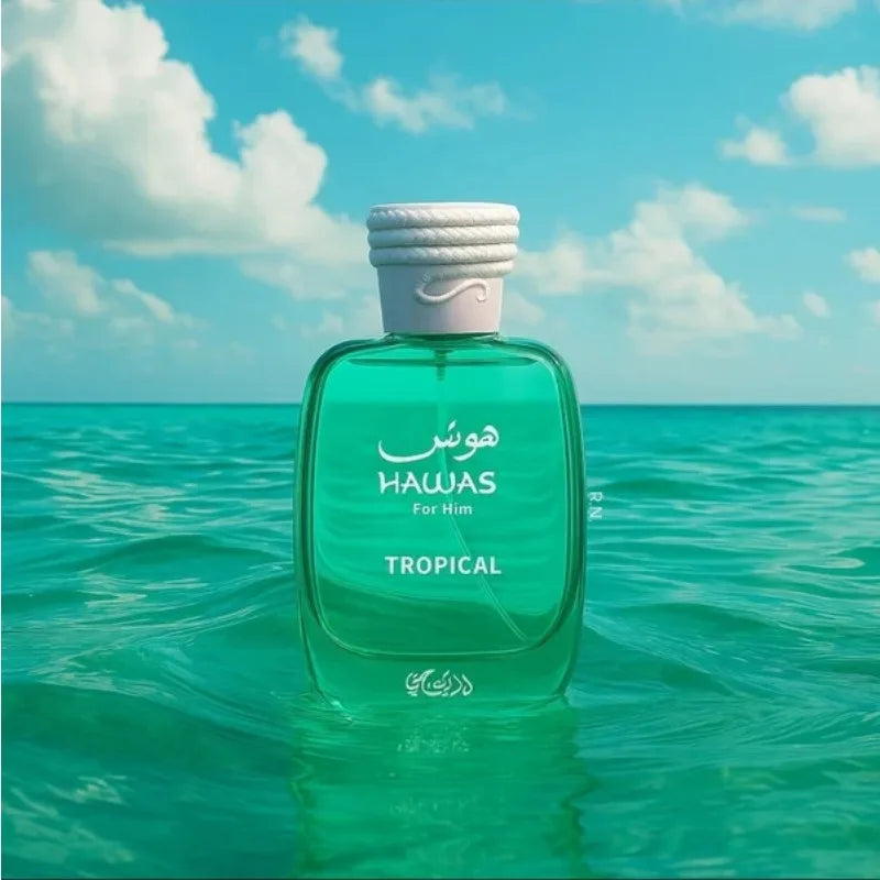 100ML RASASI Hawas Tropical Eau De Parfum Spray Para Hombre Pheromone Fragrance Arabian Women's Perfume Pheromone Cologne Man