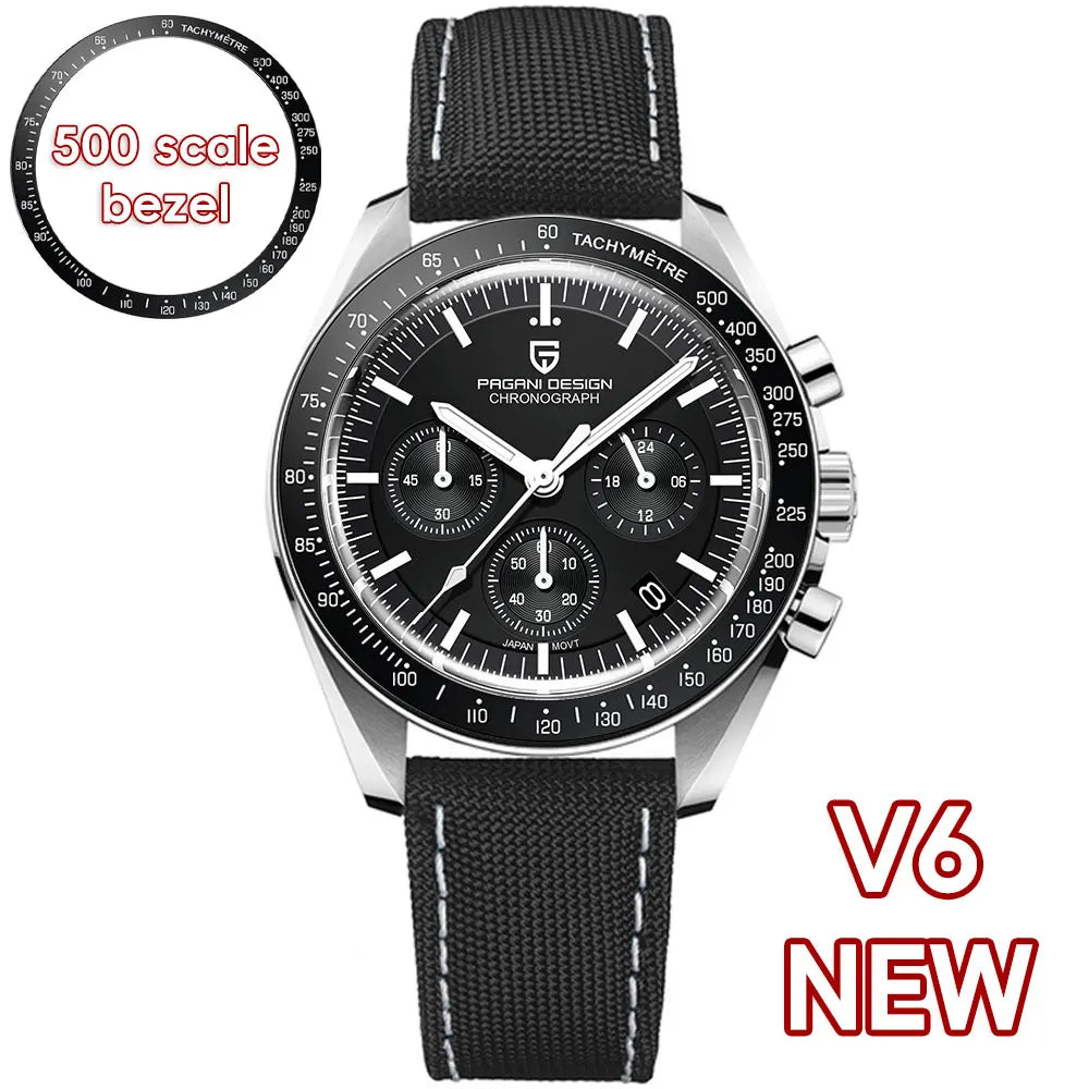 2025 New PAGANI DESIGN Tribute to CK2998 Moon Watch Retro Luxury Quartz Watches For Men Stainless steel Sport Chronograph Man