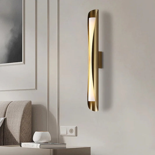 Light Luxury Strip Simple Personality Background Wall Lamps Delicate Soft Atmosphere Light Bedroom Light Bedside Lights