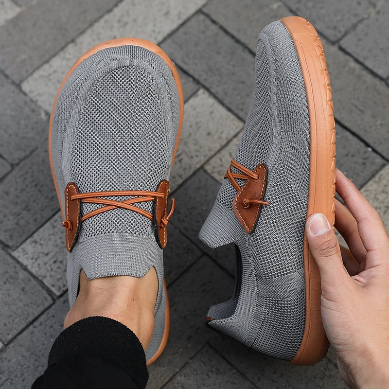 Men's One Foot Walking Shoe Wide Foot Non Slip Running Shoes Breathable Fitness Shoes Lightweight Fitness Sports Shoes Tennis
