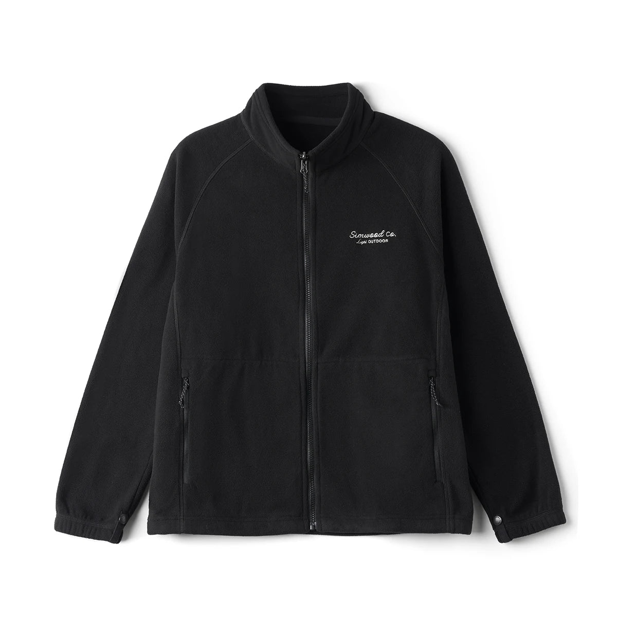 SIMWOOD 2025 Spring New Regular Fit 300gsm Polar Fleece Jackets Men 300gsm Antistatic Fabric Coats