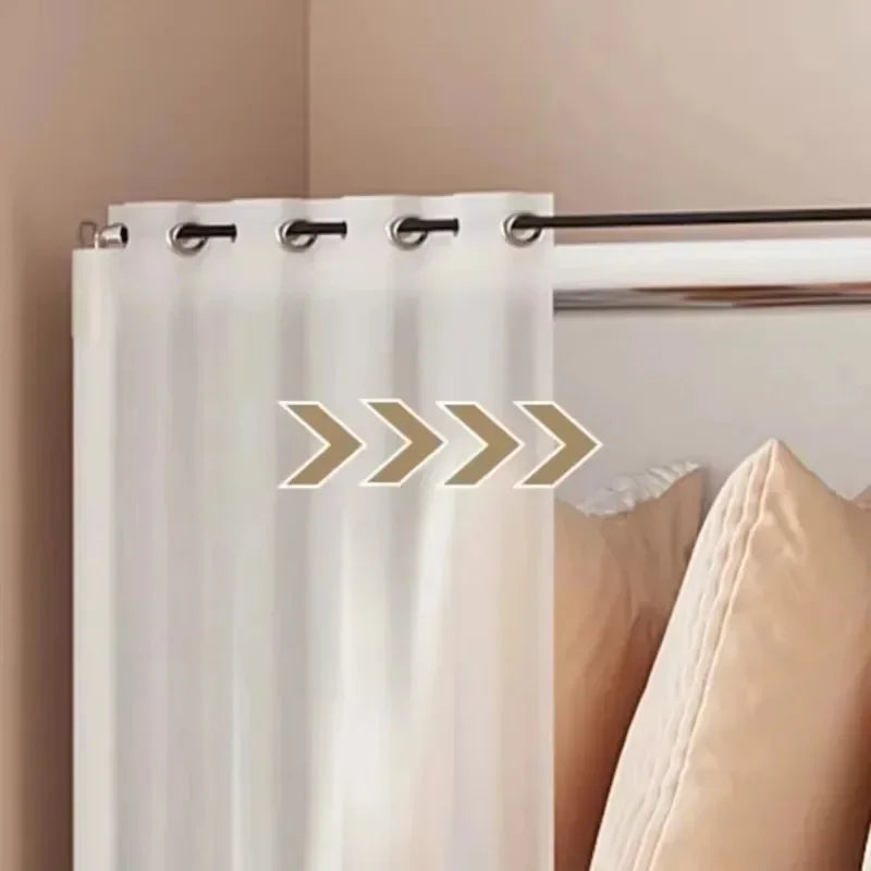 4/5 Layer Wardrobe Storage Rack Large Capacity Dust-proof Cabinet with Curtains Bedroom Simple Clothes Organizer Home Furniture