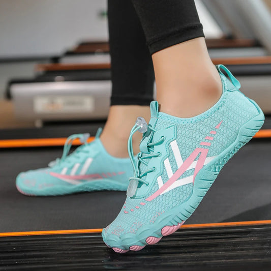 Quick-drying Indoor Fitness Outdoor Women's Water Shoes Swimming Barefoot Five Fingers Aqua Shoes Beach Seaside Light Sneakers