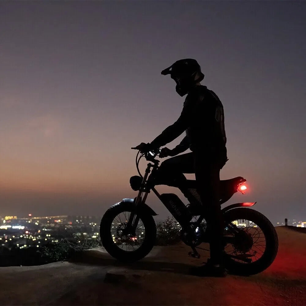 Electric Bike for Adults Q20, 1500W, 30MPH,48V/20AH E-Bike,30-180 Miles Electric Motorcycle, 20" Fat Tire Dirt Bike, All Terrain