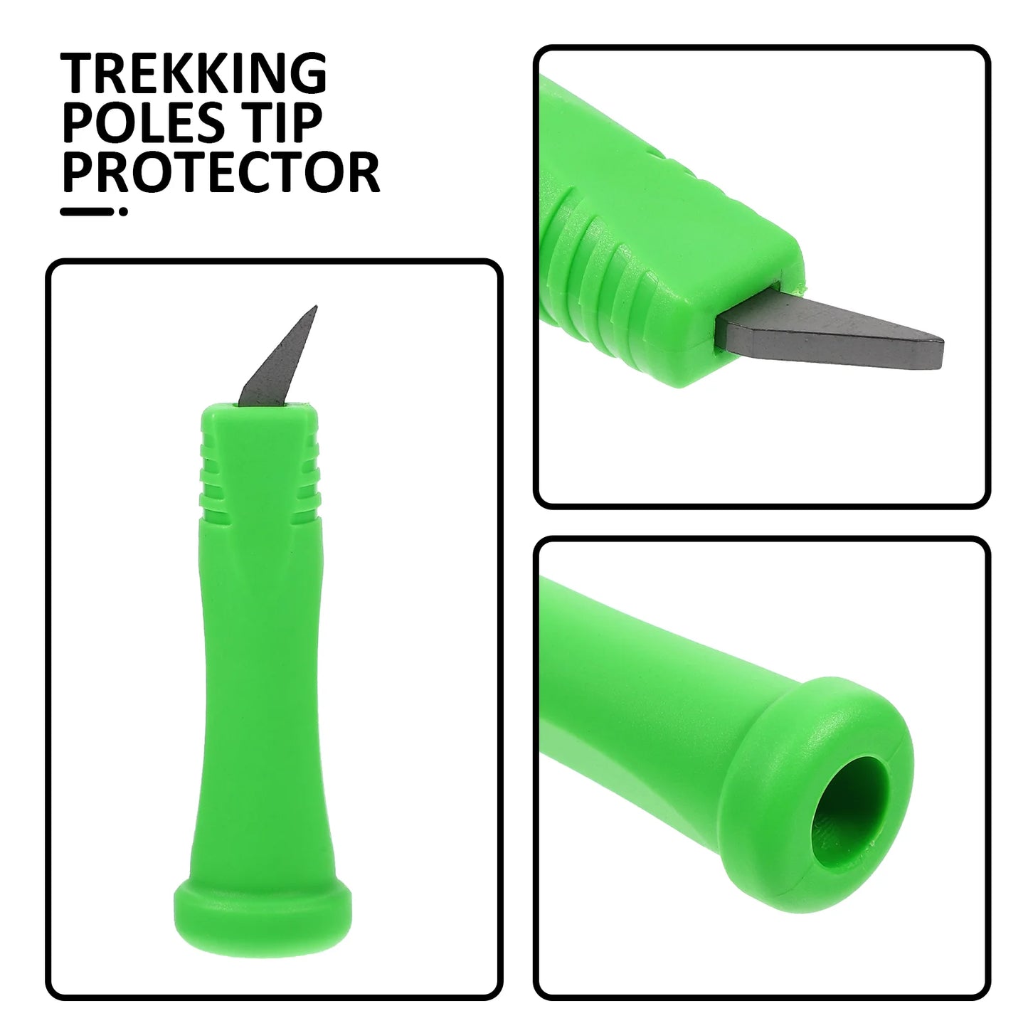 Trekking Poles Tip Protector Rubber Feet For Poles Walking Stick Stick Rod Trekking Pole Cover Cane Tips Crutch
