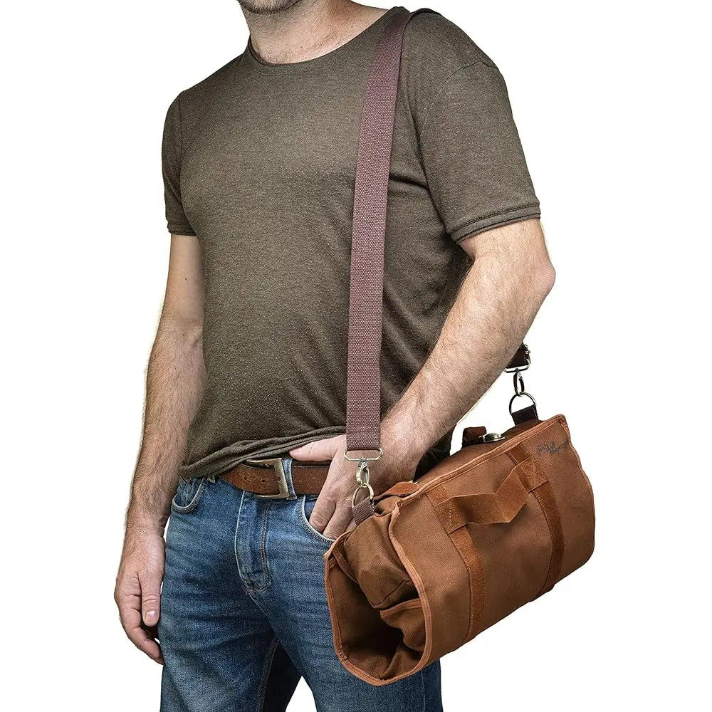 Travel Bartender Bag (Without Tools) | Best Bar Kit Bag For Carrying Your Bar Tools With Style | Professional Bartender Roll