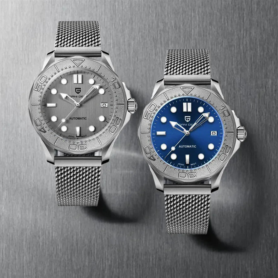 PAGANI DESIGN 2025 New PD-1818 Stainless steel Mechanical  Watch Rotatable Bezel Waterproof Luminous Man watch Japan Movt reloj