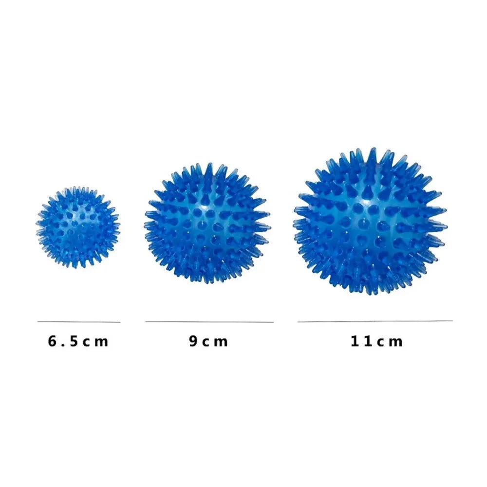 Pet Chew Toys Teeth Grinding Squeaky Tooth Cleaning Ball Cat Puppy Sounding Toy Dog Interactive Toys Pet Supplies