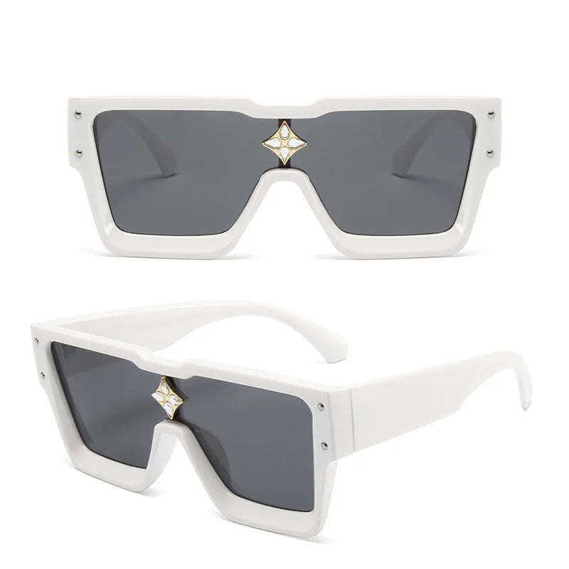 Stylish Cyclone Luxury Sunglasses for Men Women Brand Designer Square Sun Glasses Driving Aviation Fashion Shades UV400
