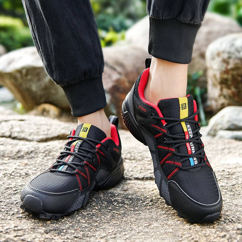 2025 Hiking Shoes Men's Non-slip Wear-resistant Comfortable Outdoor Hiking Sports Shoes Outdoor Running Shoes Walking Sports Sho