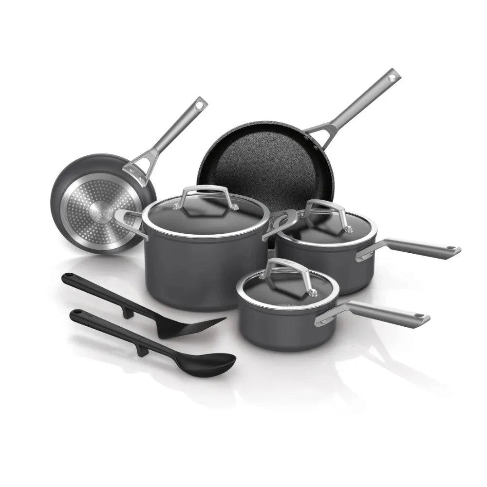NeverStick Premium Hard-Anodized 10-Piece Cookware Set, C39010