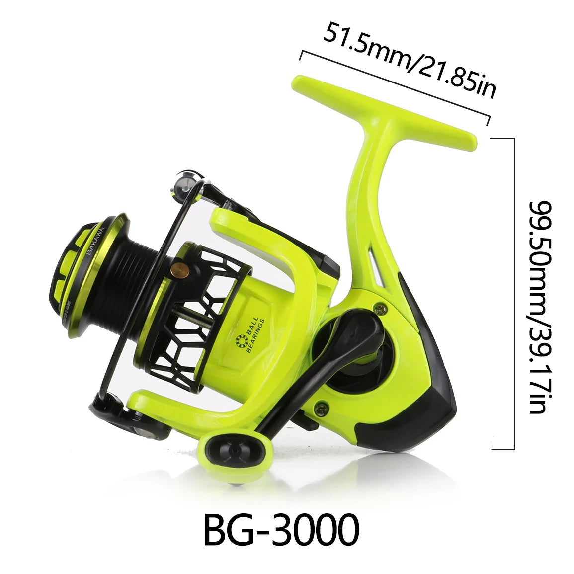 Spinning Fishing Reel 1000/2000/3000 Metal Wire Throwing Ring Tackle Metal Line Cup Carp Wheel Pesca 5.2:1 Durable Fishing Tools