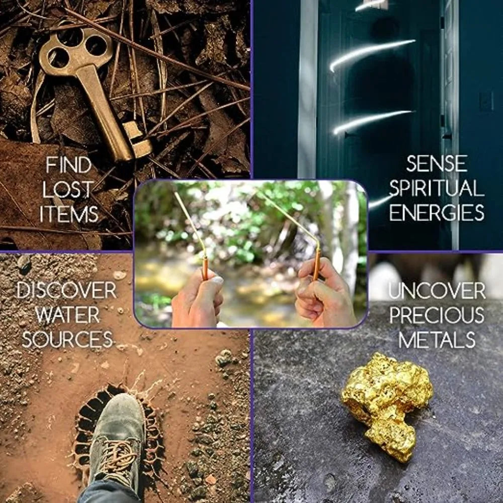 2PCS Ghost Hunting Tools Pure Copper Ghost hunting equipment 99.9% Copper Dowsing rods Divining Rods Ghost Hunting