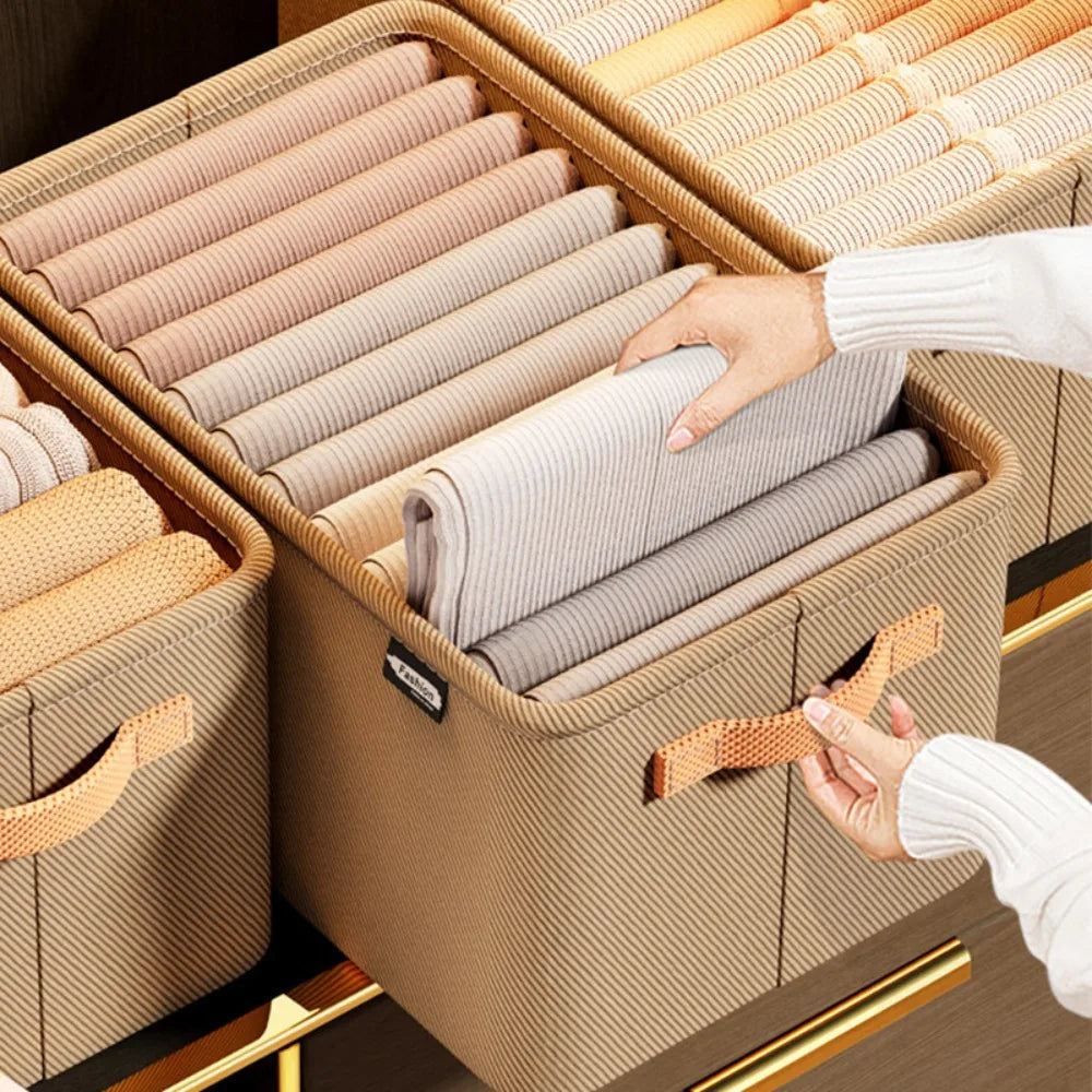 Pants Clothing Storage Box Wardrobe Clothes Storage Organizer Underwear T-Shirt Sweater Storage Cabinet Drawer Organizer