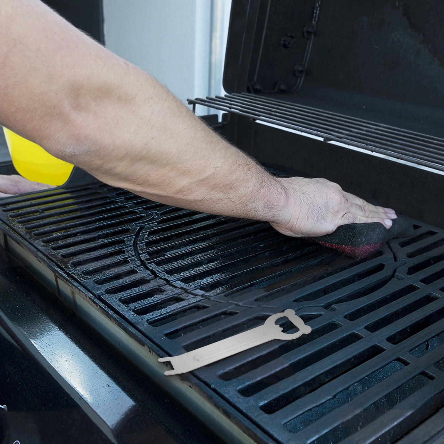 4Pcs BBQ Plate Starter Grill Accessories Durable Stainless Steel Outdoor Kitchen Gadgets Camping Gear Picnic Tools Versatile