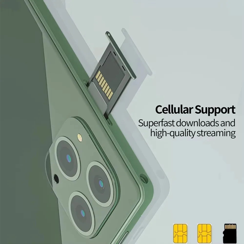 New 10.1 inch Tablets 4G Phone Call Octa Core Tablet Wi-Fi Bluetooth 8GB+64GB Dual SIM Android 13 Tablet PC