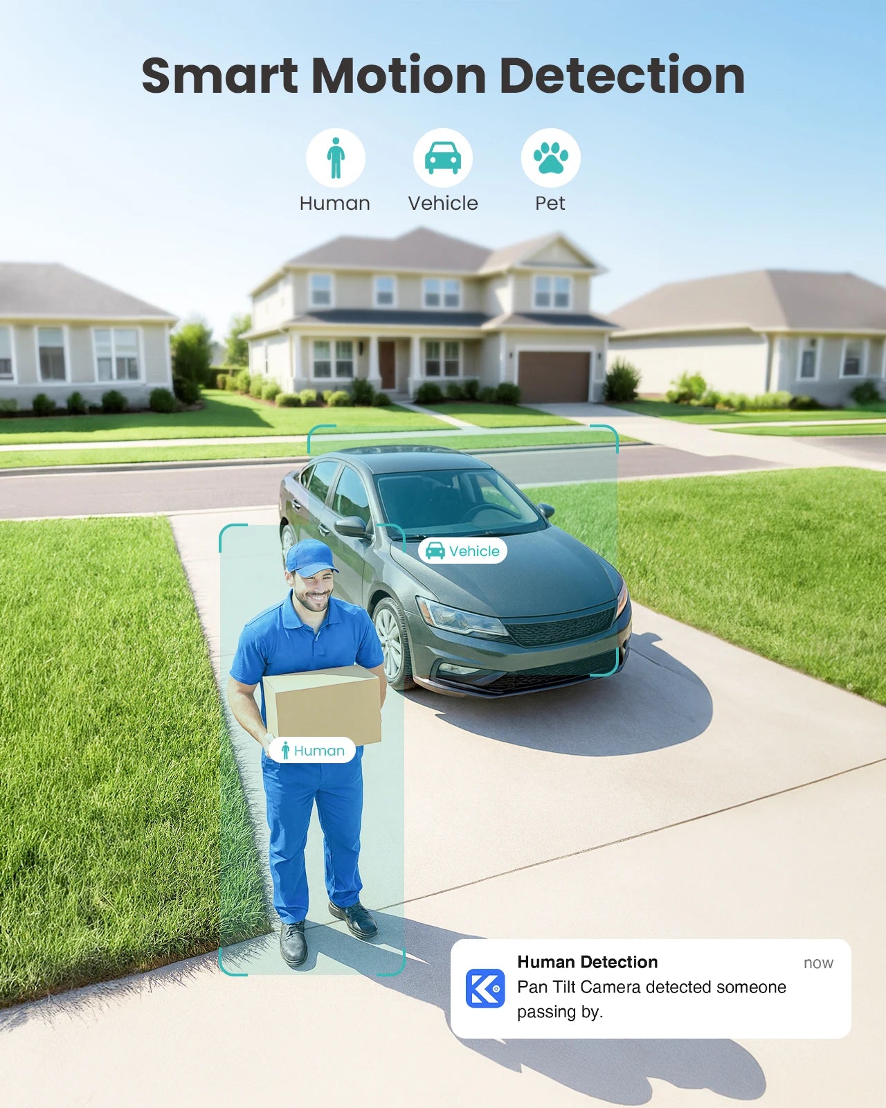 CAMSTRO 4K 8MP Ultra HD Full-Color Network Surveillance Kit 360° Camera 5G/2.4GHz Dual Wi-Fi AI Motion Tracking Two-Way Voice