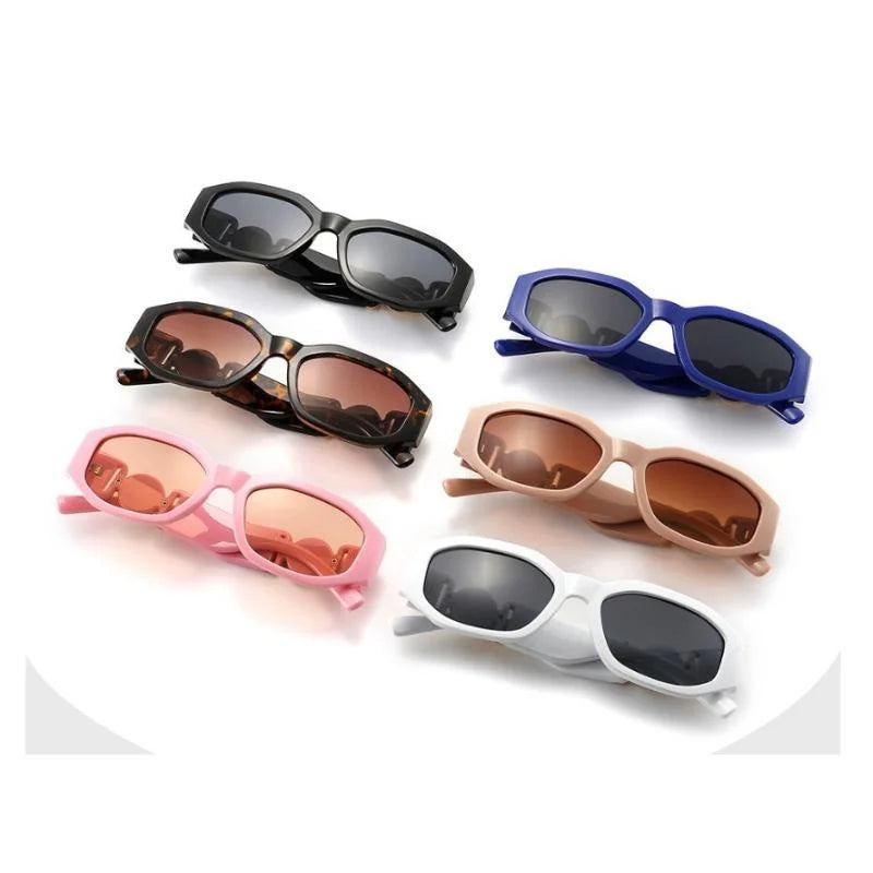 Women Summer Sunglasses Rectangle Fashion Sun Glasses Unique Irregular Designer Eyewear
