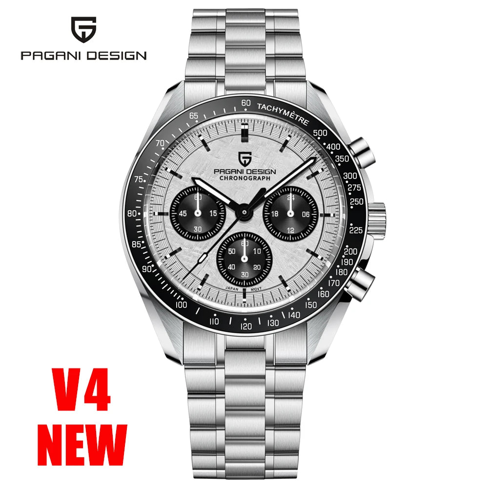 2025 New PAGANI DESIGN Tribute to CK2998 Moon Watch Retro Luxury Quartz Watches For Men Stainless steel Sport Chronograph Man