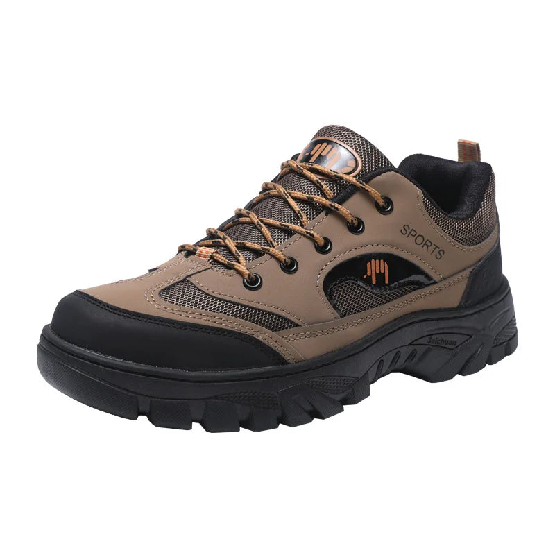 2025 Man Workwear Shoes Men's Outdoor Travel Non Slip Sneakers Fashion Versatile Shose Comfortable Trend Male Footwear Hiking