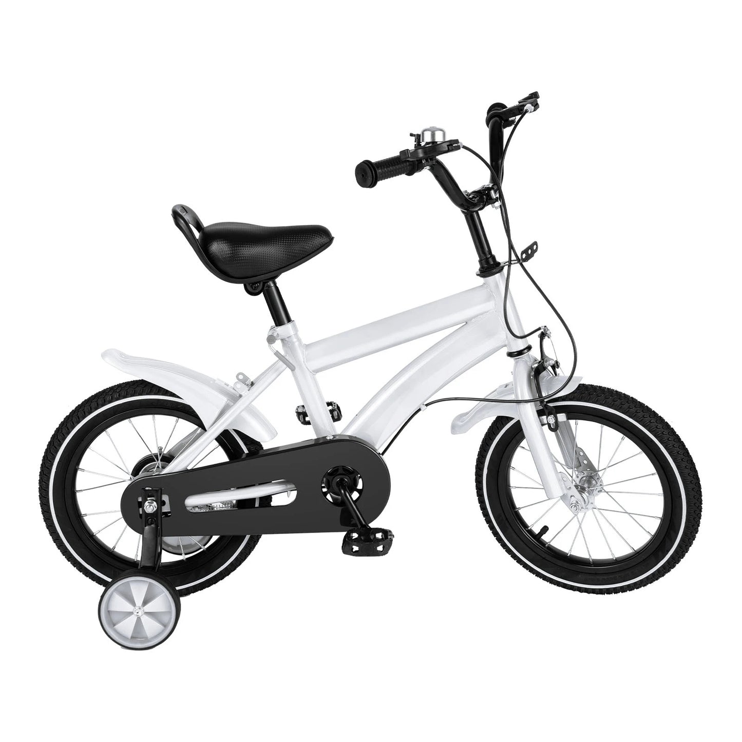 14 Inch Children Bicycle Boys Girls Kids Bike Unisex with Safety Training Wheel 100-115cm Applicable Height  for 2-4 Years Old