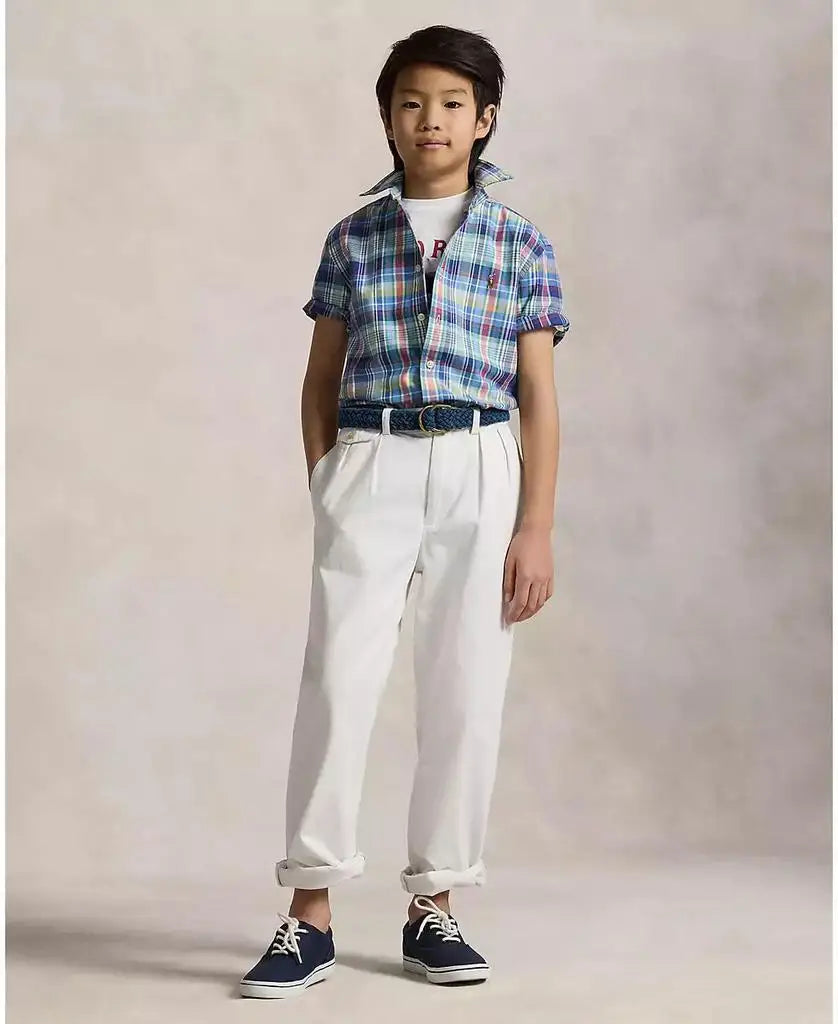 Polo Ralph Lauren | Big Boys Plaid Oxford Short-Sleeve Shirt