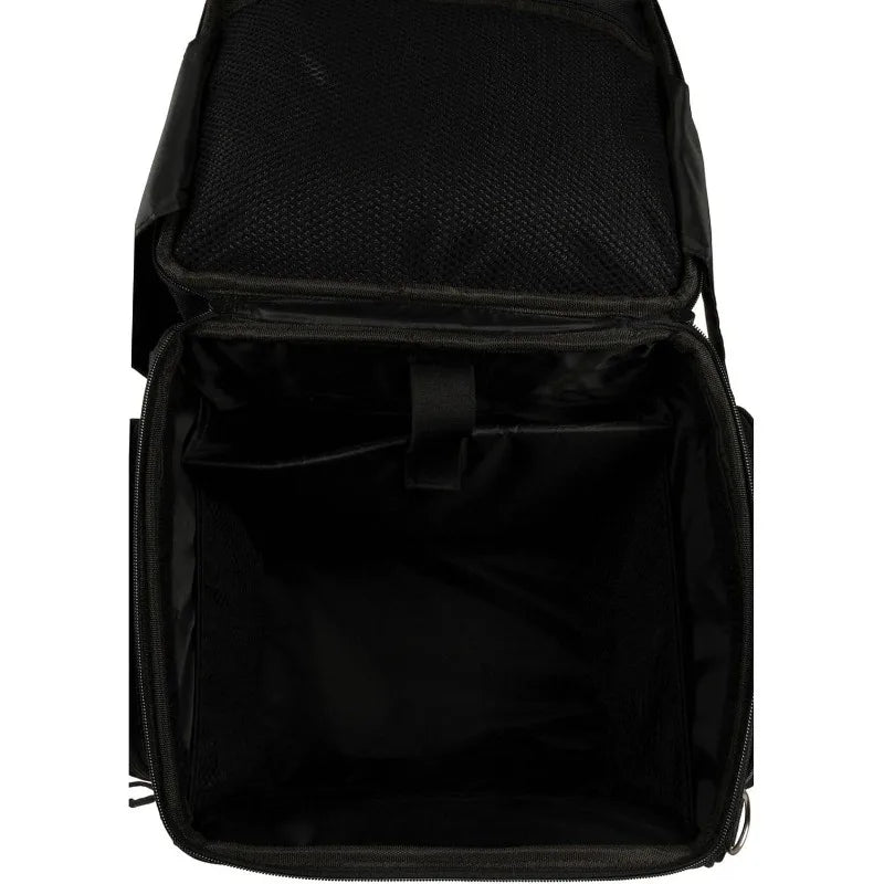 Milwaukee Leather SH689 Large Black Textile Waterproof Touring Motorcycle Sissy Bar Bag - One Size