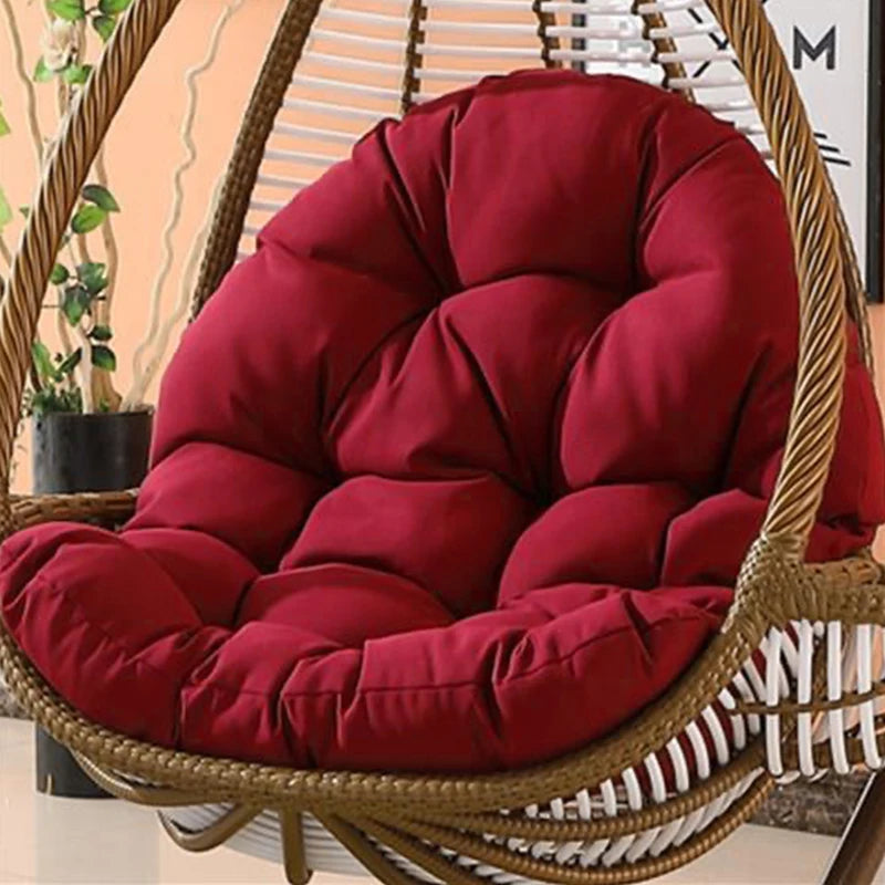 120x80cm Hanging Basket Egg Chair Cushion Outdoor Sofa Swing Chair Cushion Soft Comfy Thickened Garden Hammock Chair Seat Pads