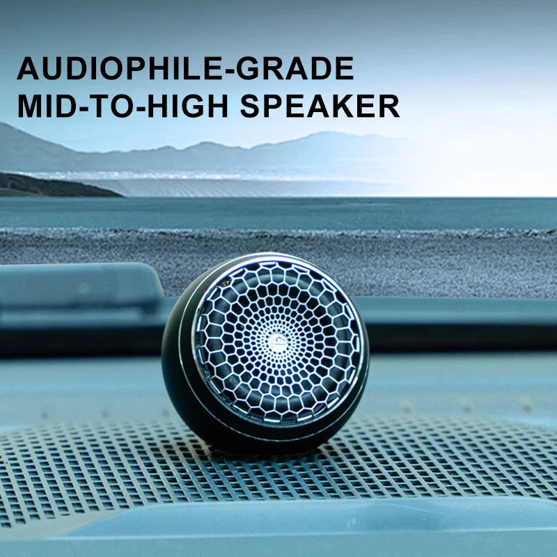 2pcs Car audio modified speaker, car full range three-way midrange speaker, audiophile vocal surround speaker