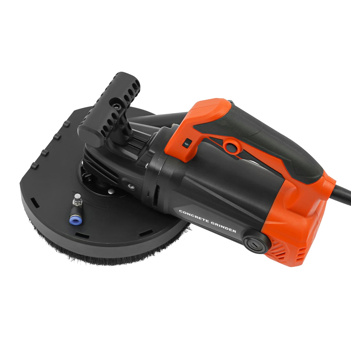5000W 7-inches Concrete Surface Grinder| 6-Speeds Wall and Floor Grinder Kit w/ Dust Hood| Portable Angle Grinder Kit