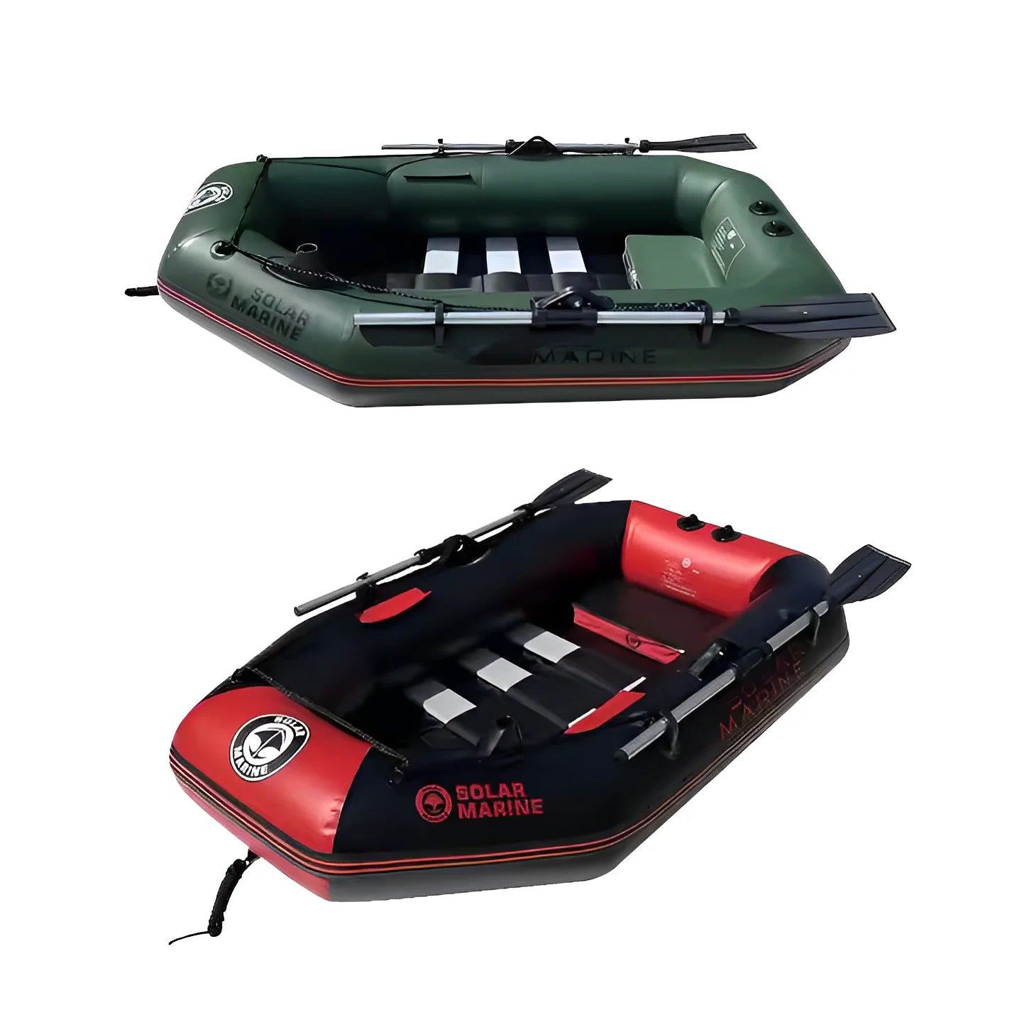7.5FT 2.3M PVC 2-3 People Innflatable Fishing Boat Racing Boats Kayak Water-skiing Canoe IB SOLAR MARINE Wooden Floor Accessory
