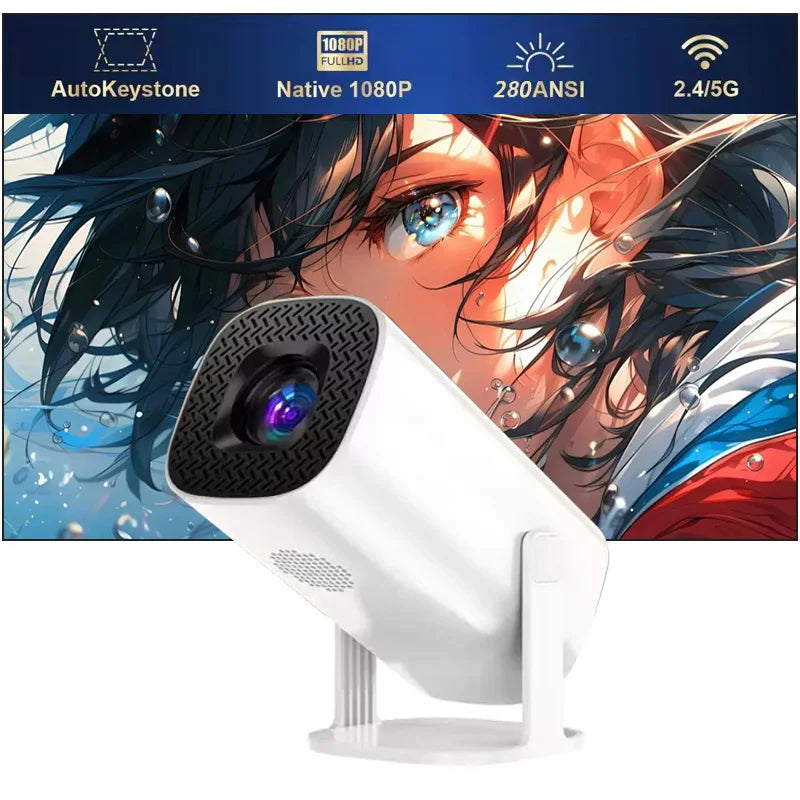 P30 Projector | Android 11 | 4K Ultra HD | 1080P Native | 5G WiFi | BT 5.0 | Portable Outdoor Cinema