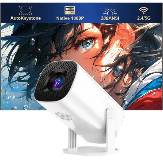 P30 Projector | Android 11 | 4K Ultra HD | 1080P Native | 5G WiFi | BT 5.0 | Portable Outdoor Cinema