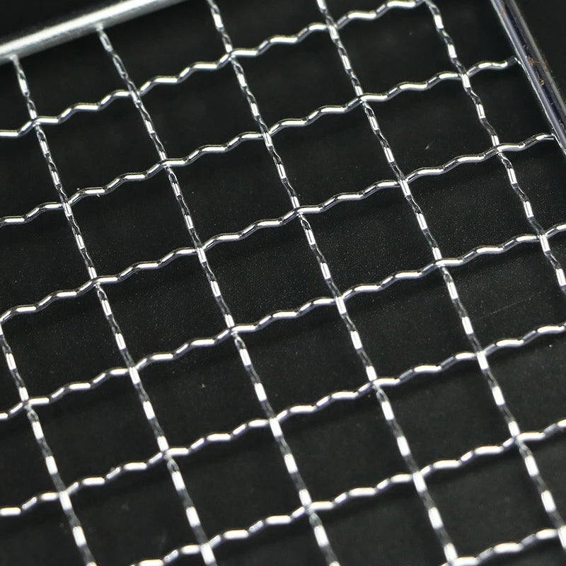 BBQ Grate Mesh Net Barbecue Grill Grate Grid Stainless Steel Japanese Korean Kitchen Supplies Outdoor Picinic Tools