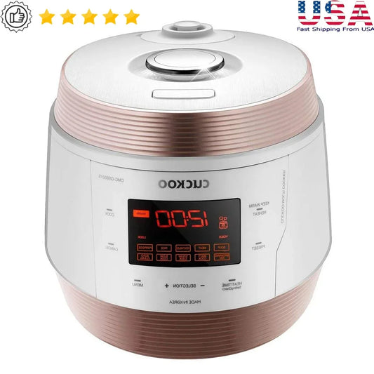 5QT Electric Pressure Cooker Multi-Function Cooker with 10 Menu Options Stainless Steel Pot Smart Cooking Timer Safe Steam