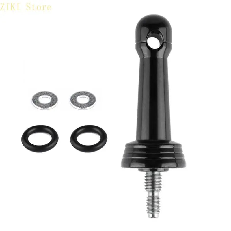 Fishing Wheel Balance Rod Universal Aluminum Fishing Reel Balancers Insertion in/Screw in Stand with Gasket Rubber Rings