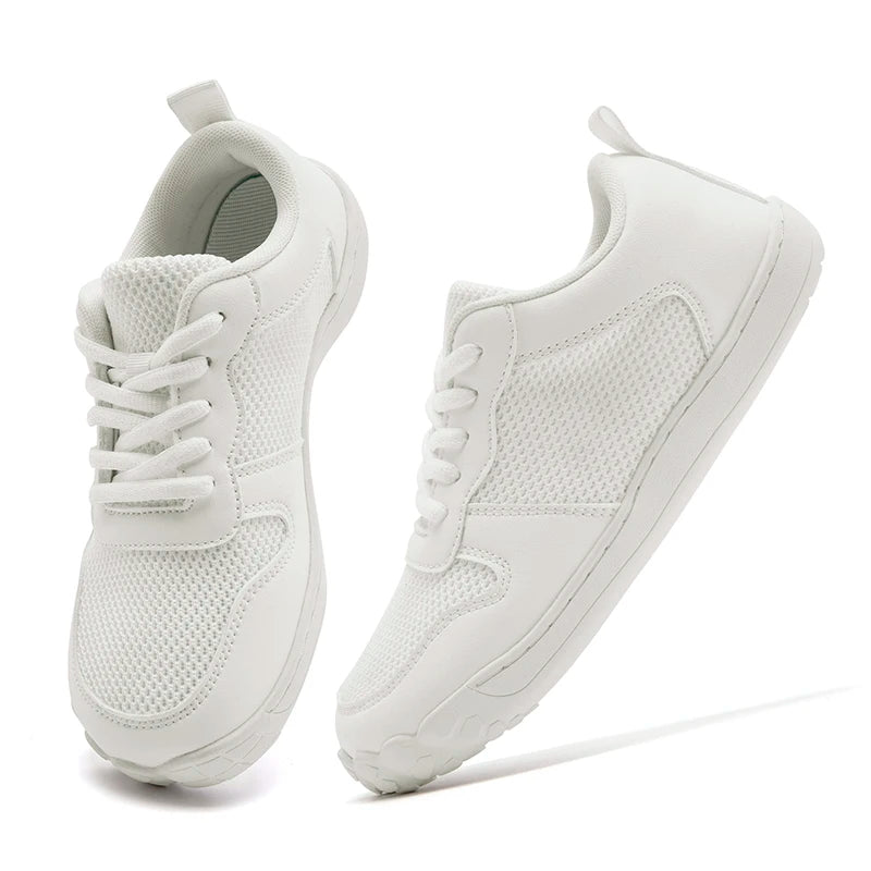 New Fashion Wide Barefoot Flats Shoes for Women Anti-slip Casual Sneakers Soft Sole Toe Minimalist Walking Shoe Female Size 36