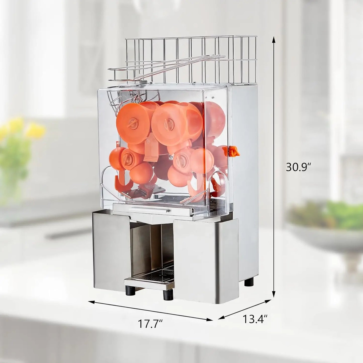 Commercial Juicer Machine, 110V 120W Orange Squeezer for 22-30 per Minute, Electric Orange Juice Machine, For Juice Lovers