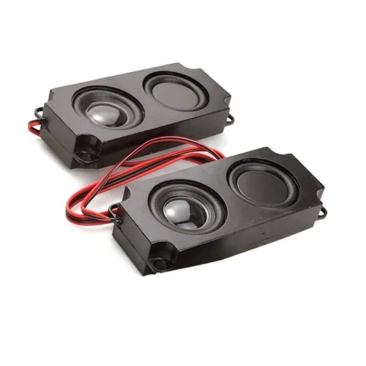 20W Stereo 2.0 20W Portable Audio Speaker DIY Home Full Range Theater Subwoofer Race Track Speakers HiFi System TV AUX Pair