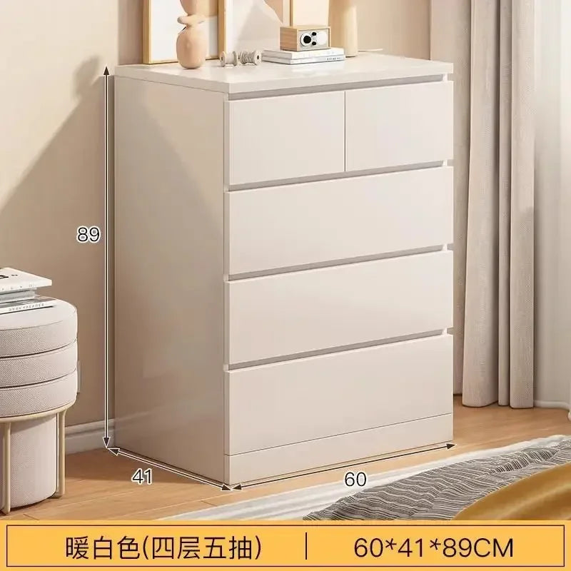 Modern Chest Cabinet Living Room Storage Locker with Drawers Sideboard Buffet Cabinet for Living and Dining Room Indoor Entryway