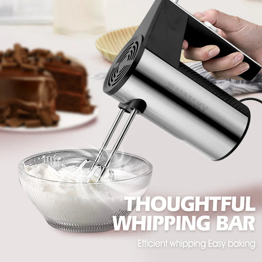 New 3 in 1 Multifunctional Handheld Mixer Household Portable Electric Milk Frother Small Food Processor Cake Baking Dough Mixer