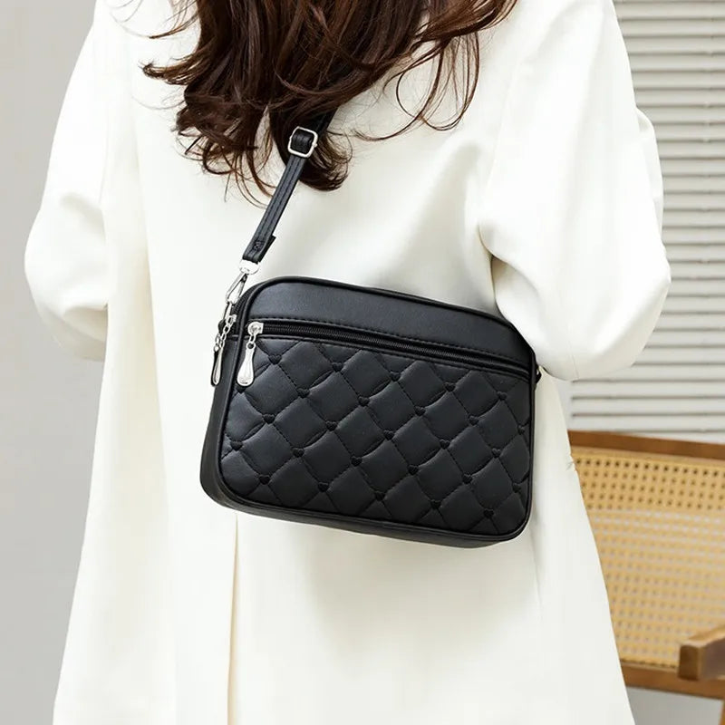 Ladies with High-end and Exquisite Bags New Women's Summer Handbag 2024 Versatile Foreign Trade Crossbody Small Square Bags