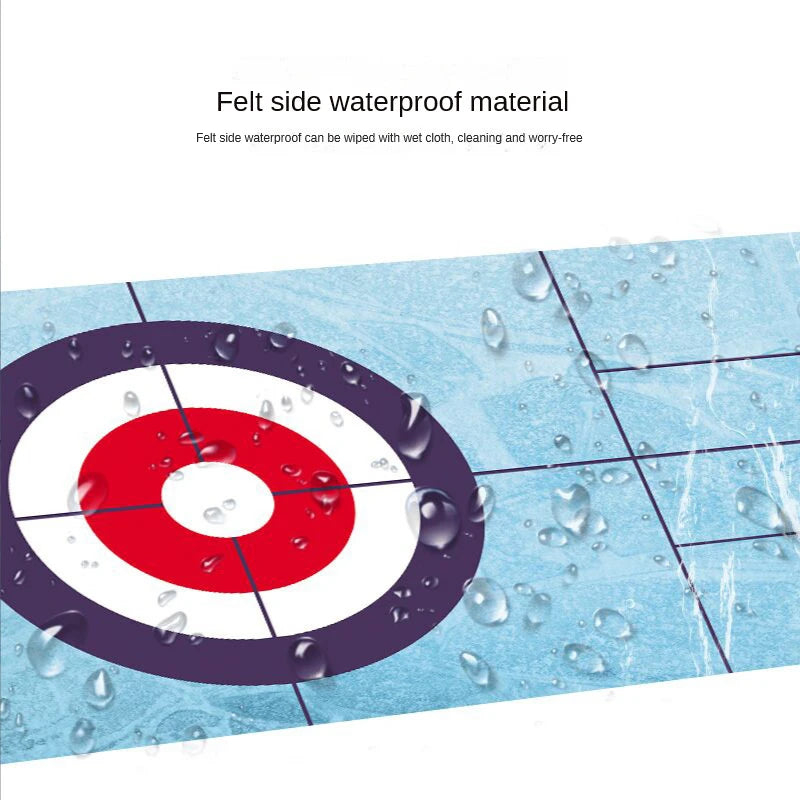 Interactive Bowling and Curling Mat Game Fun Football-Inspired Parent-Child Toy Sports Unforgettable Leisurely Entertainment