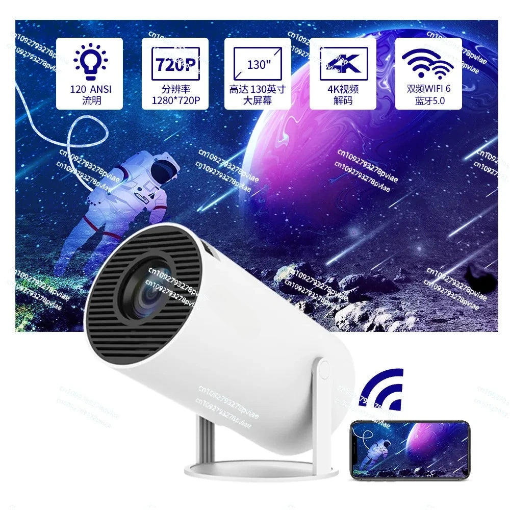 HY300 Android Projector Portable 4K Home 1080Pprojector