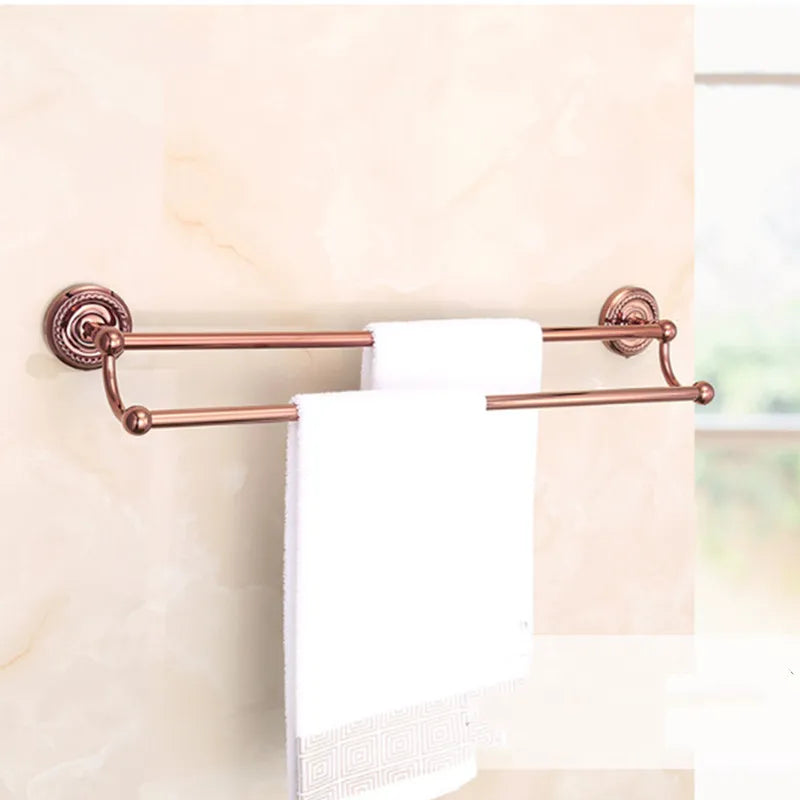 Rose Gold Bathroom Accessories Bath Brass Bathroom Soap Dish Set Toilet Life Bathroom Rack Paper Holder Bathroom Appliance