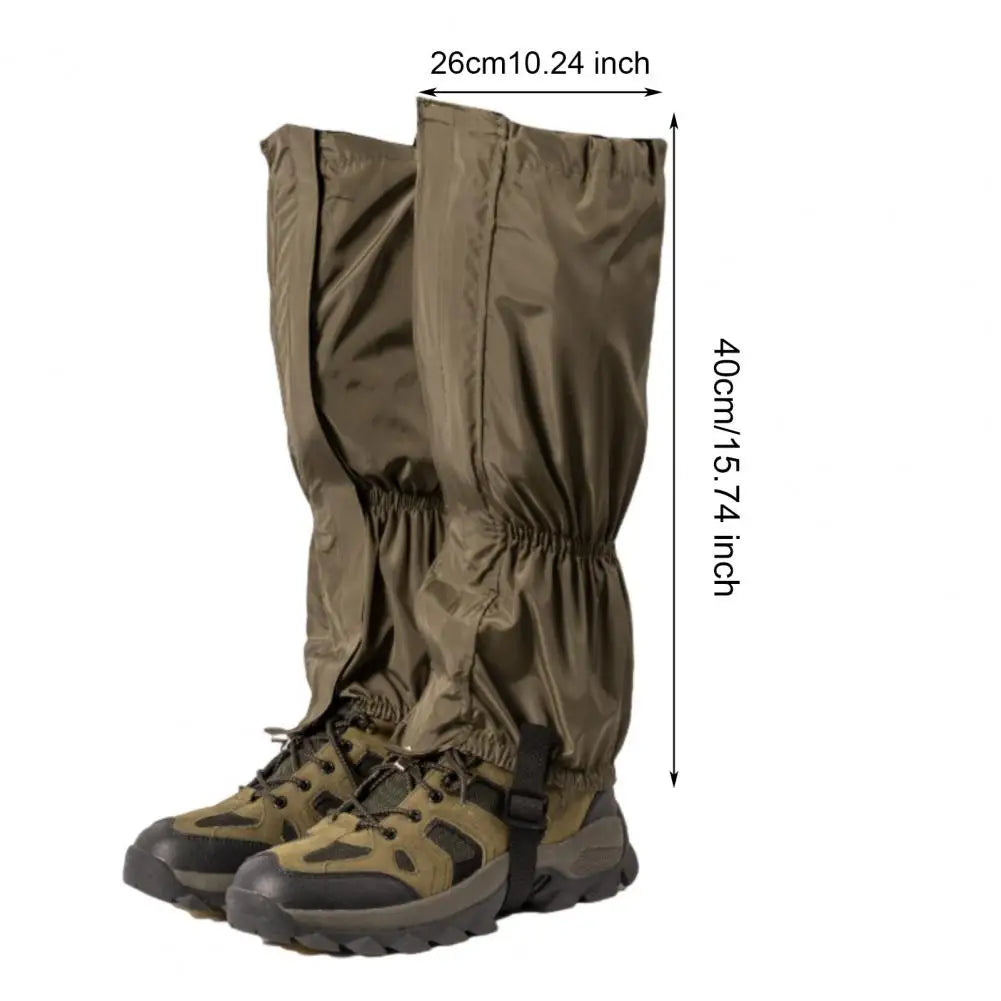 Hiking Leg Gaiters Waterproof Adjustable Leg Gaiters for Outdoor Activities Hiking Climbing Skiing Hunting Men Women Snow Boot