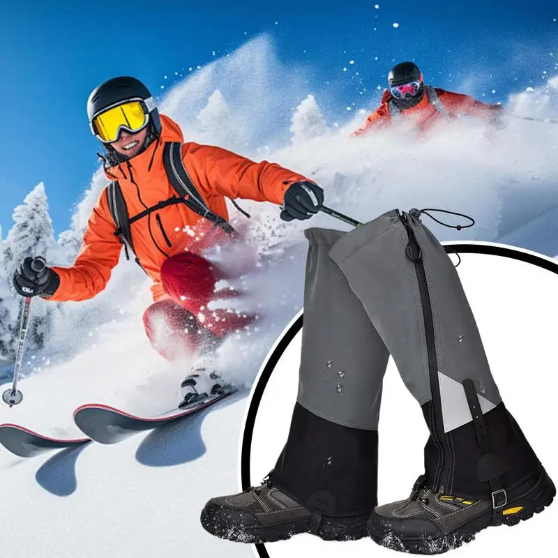 Gaiters For Hiking Waterproof Dirt-Proof Ripstop Hiking Gaiters Adjustable Breathable Shoe Gaiters For Hunting Mountain Climbing