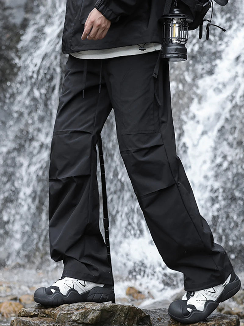 Waterproof Hiking Pants Men Lightweight Paratrooper Pants Trekking Camping Spring Summer Outdoor Pants Men Thin Casual Trousers
