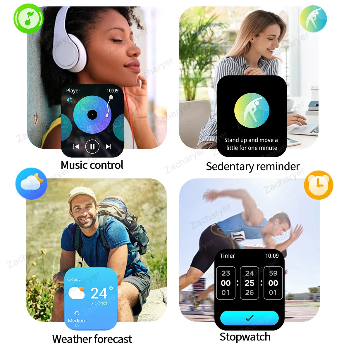 HOT New full touch screen smart watch, multifunctional smart sports watch, can answer and make calls, and has message reminders