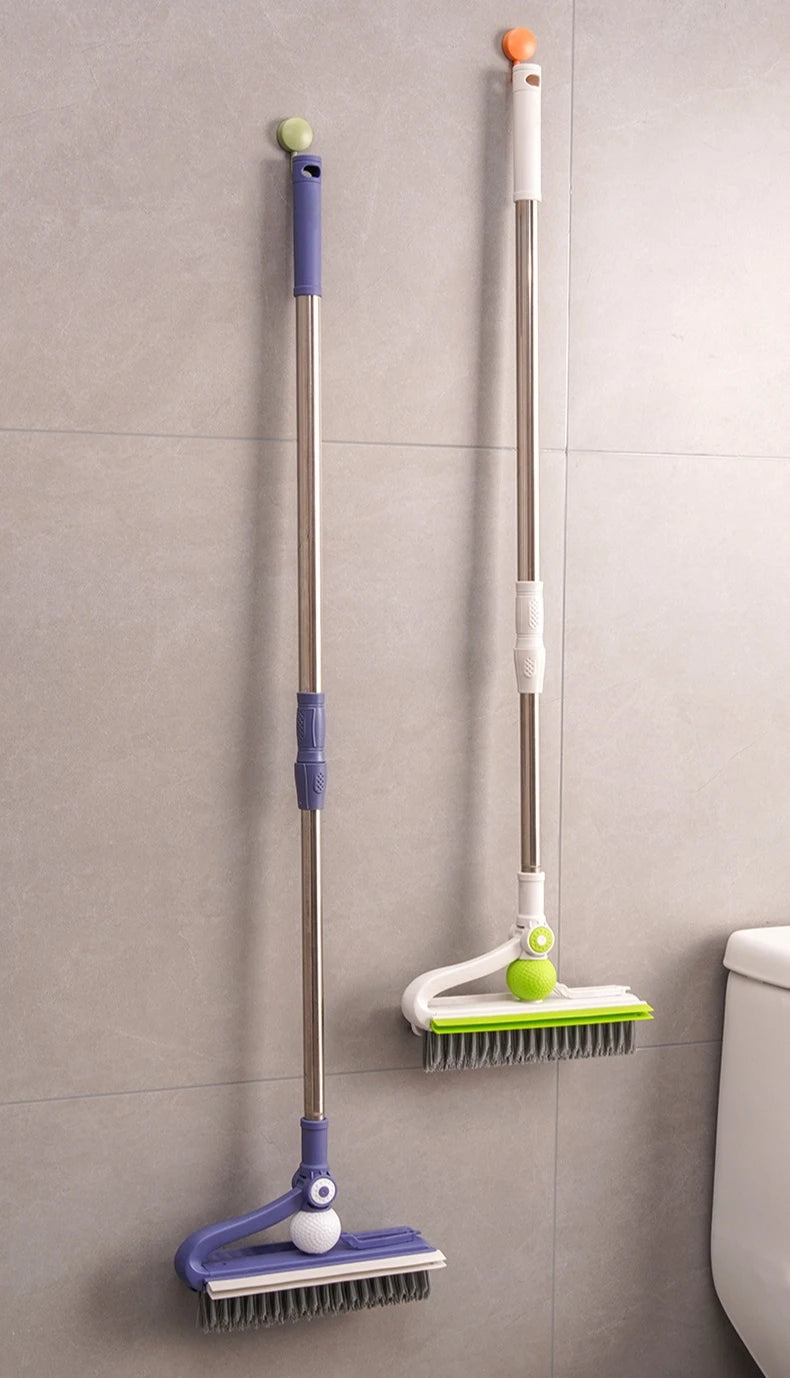 Bathroom Floor Brush For Kitchen Multi-functional  Brush The Ground Seam Brush Tile Long Handle Wall Wash Toilet Cleaning